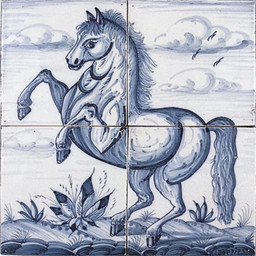 Frisiantiles Tile panel with horse I