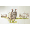 Tegeltableau schapen