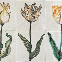 Frisiantiles Tile panel with tulips 4-6