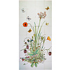 Tile panel Flowering Rush with insects III