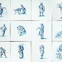 Frisiantiles Tiles with handcrafts 25-36