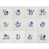 Tegels bloemen klein 13-24