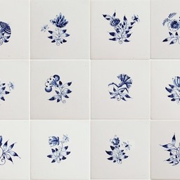 Frisiantiles Tegels bloemen klein 13-24