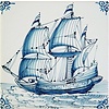 Tiles with three masted ships 1-12