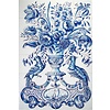 Tegeltableau bloemenvaas P