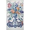 Tegeltableau bloemenvaas W