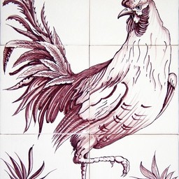Frisiantiles Tegeltableau haan II