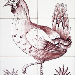 Frisiantiles Tegeltableau hen II