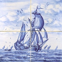 Frisiantiles Tile panel ship D