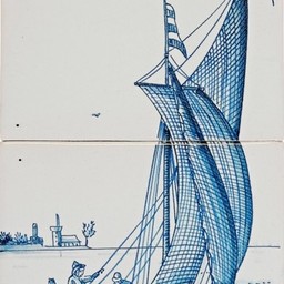 Frisiantiles Tile panel ship A