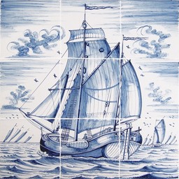 Frisiantiles Tile panel ship C