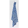 Tile panel with tea towel in blue