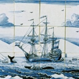 Frisiantiles Tile panel with whalers