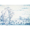 Tegeltableau winterlandschap