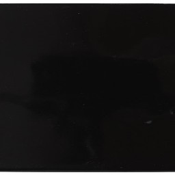 Frisiantiles Art-Deco-Fliesen tiefschwarz (halbe Fliese)