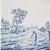 Tegeltableau dorpsgezicht A