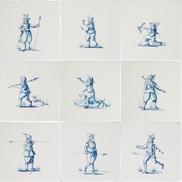 Frisiantiles Fliesen mit Jäger 1-9