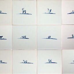 Frisiantiles Tiles with small animals 1-12
