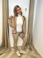 Leather Pants Jolie Taupe