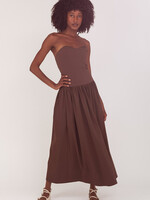 Jurk Violet Bruin