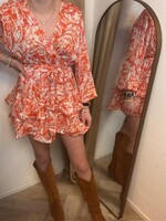 Jurk Hally  Orange