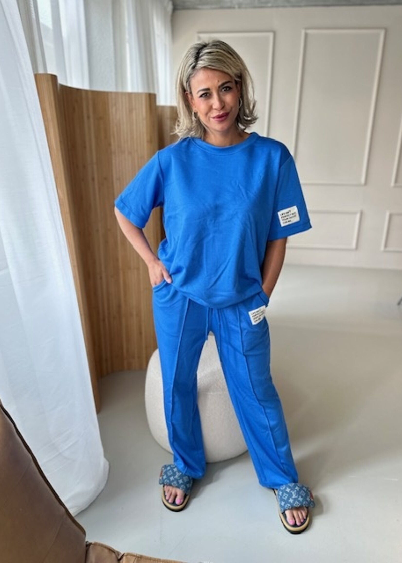 Set Kiki Kobalt Blauw