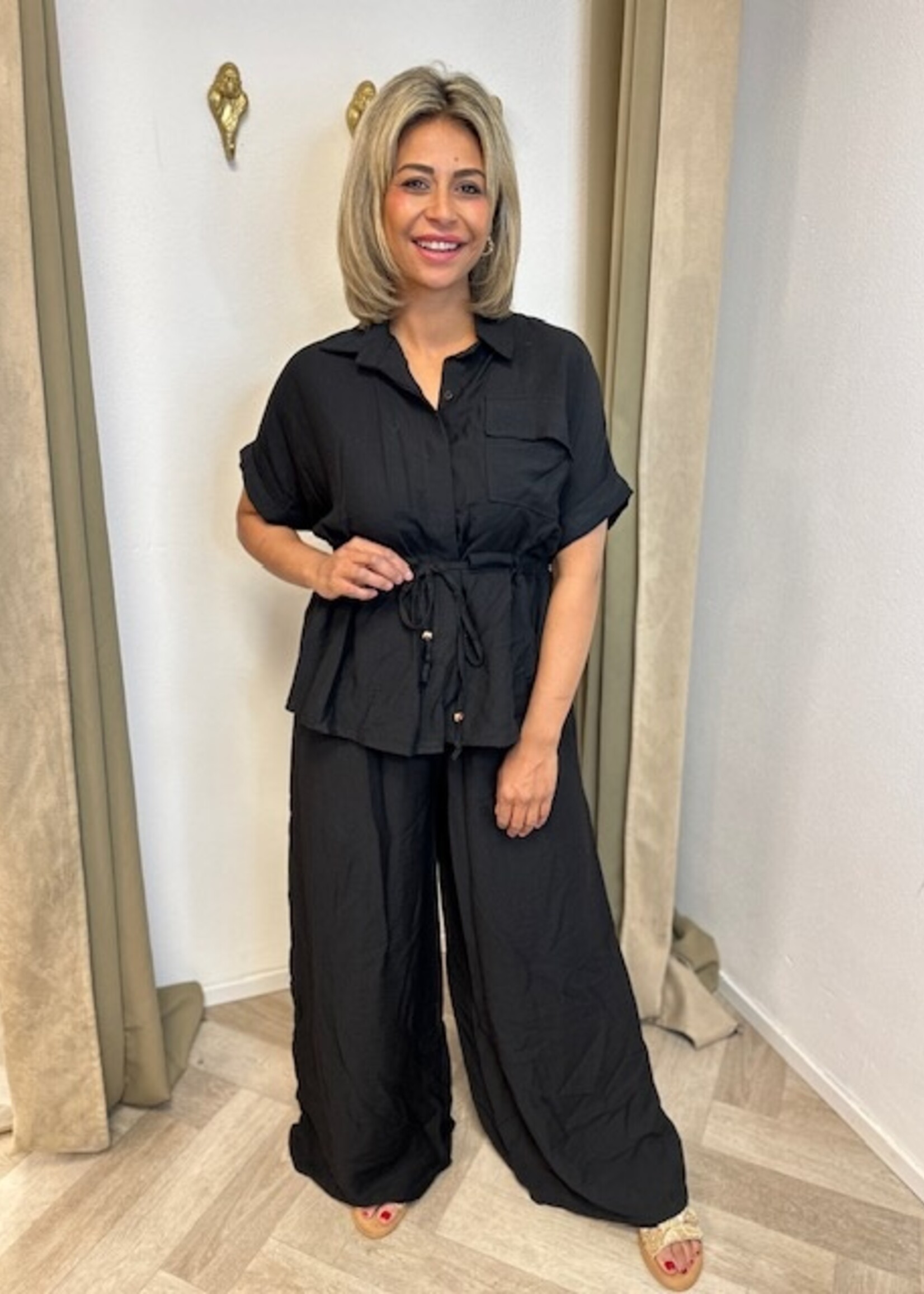 Twee Delig Safari Set Black