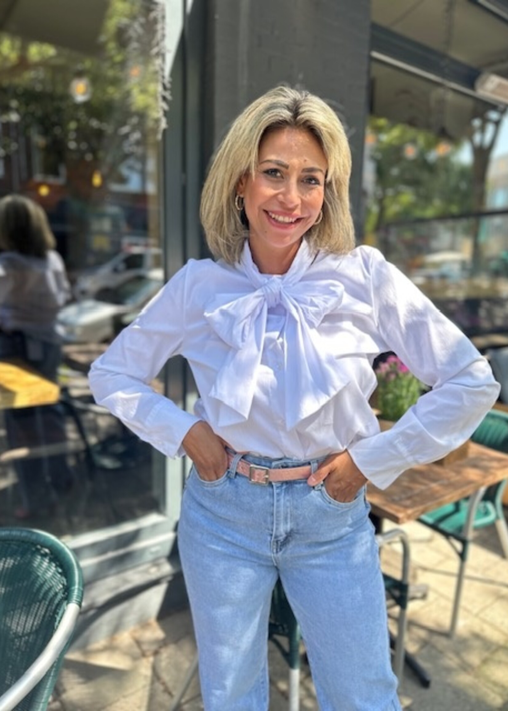 Blouse Bow White