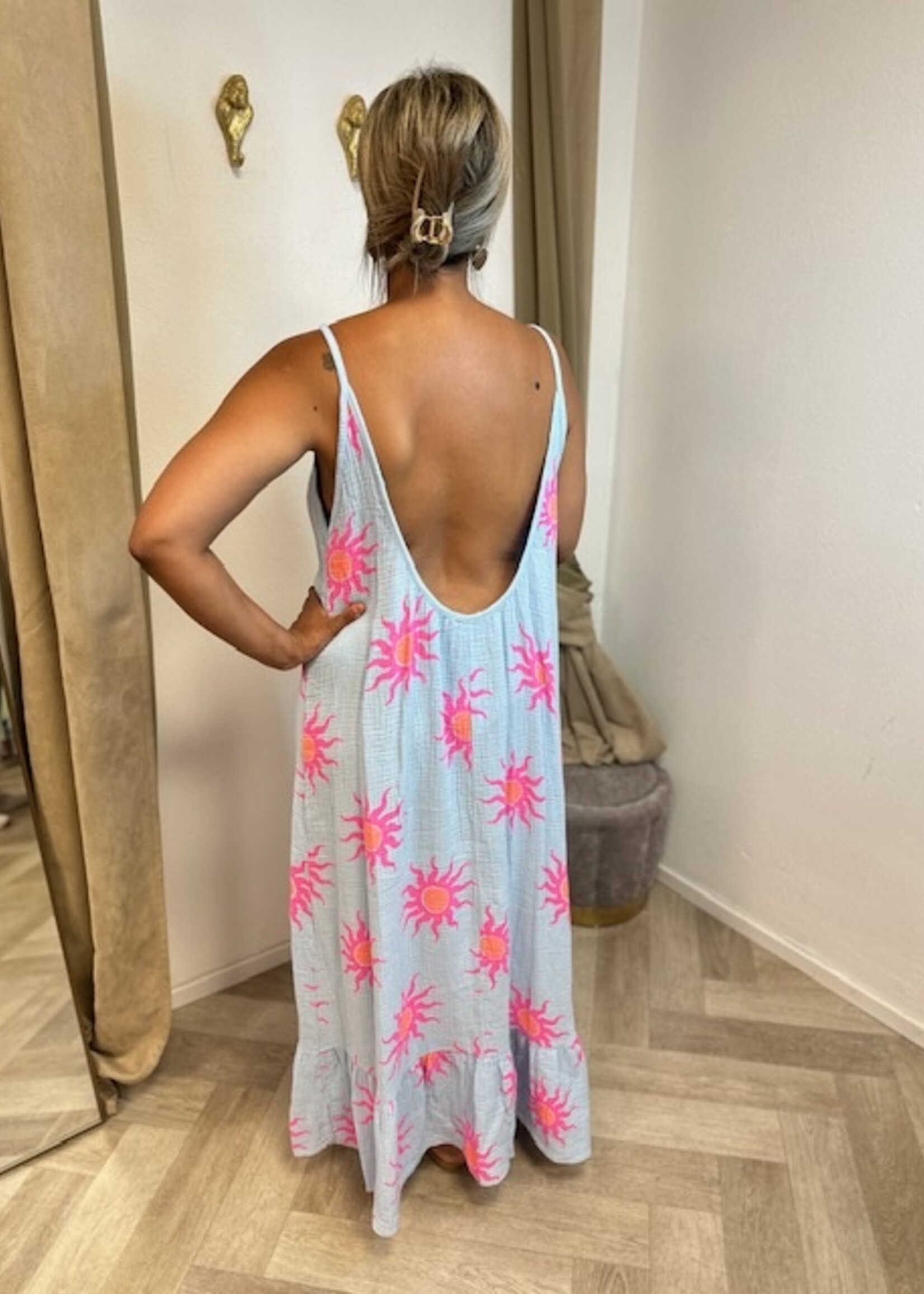 Spagetti Dress Sun Flowers