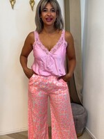 Silky Peach Pants