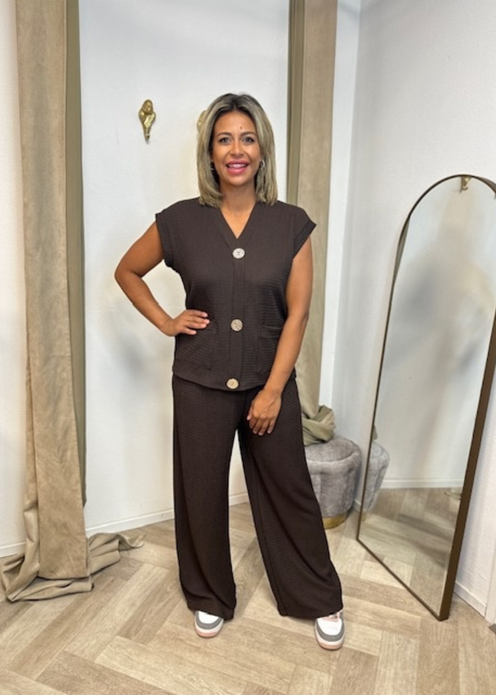 Twee Delig Set Santorini