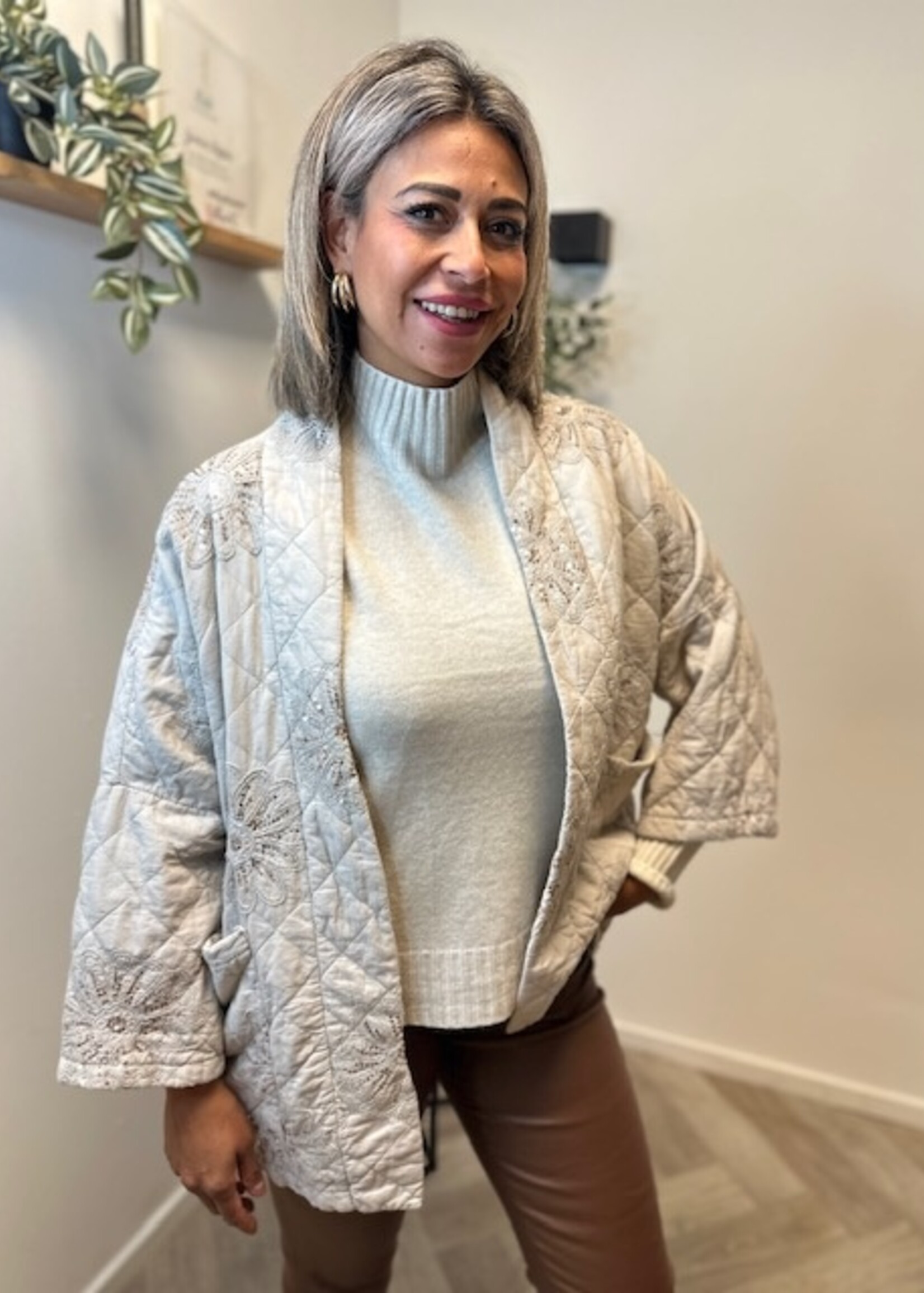 Sparkle  Kimono Vest