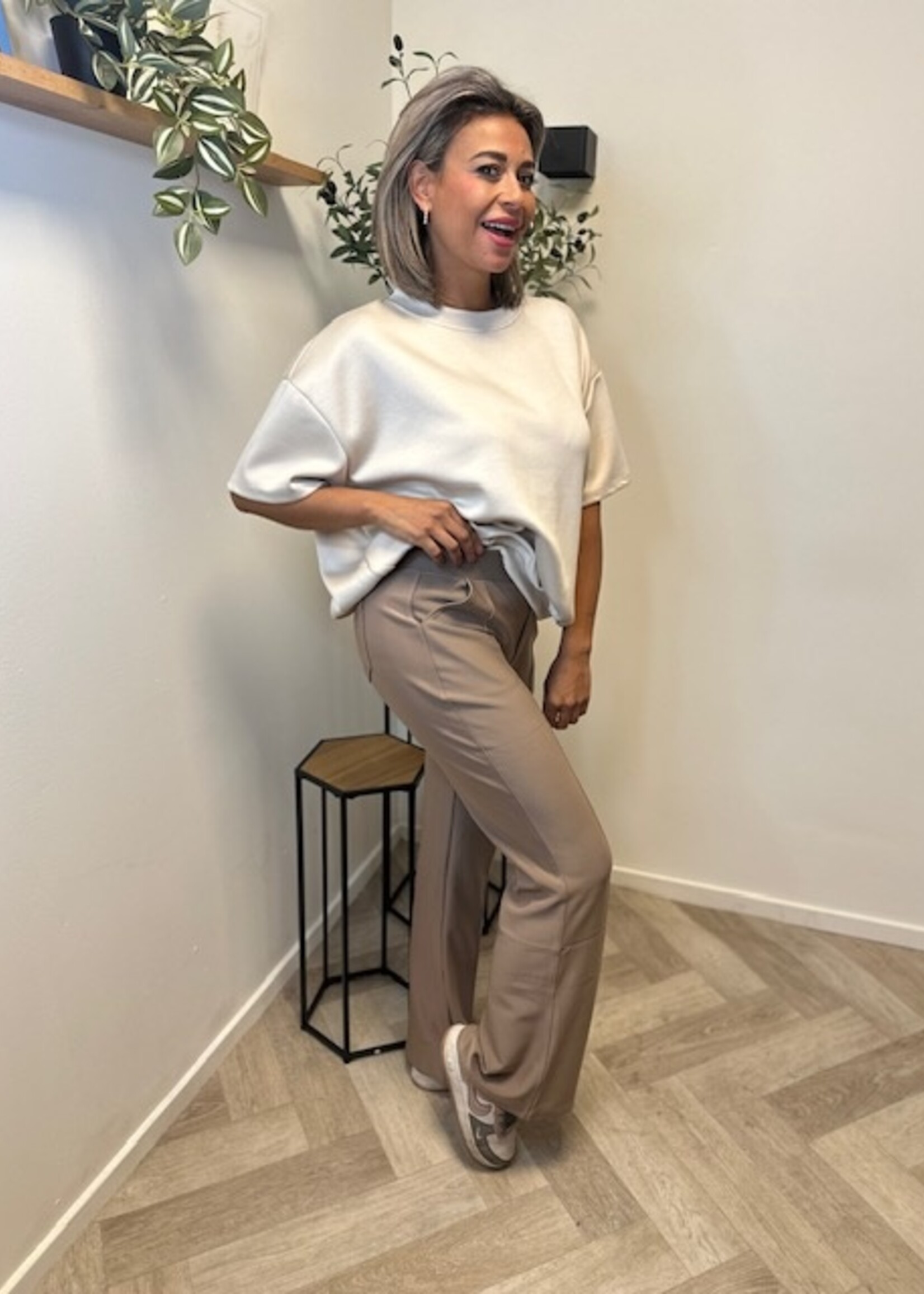 Blendss Curvy Flared Broek