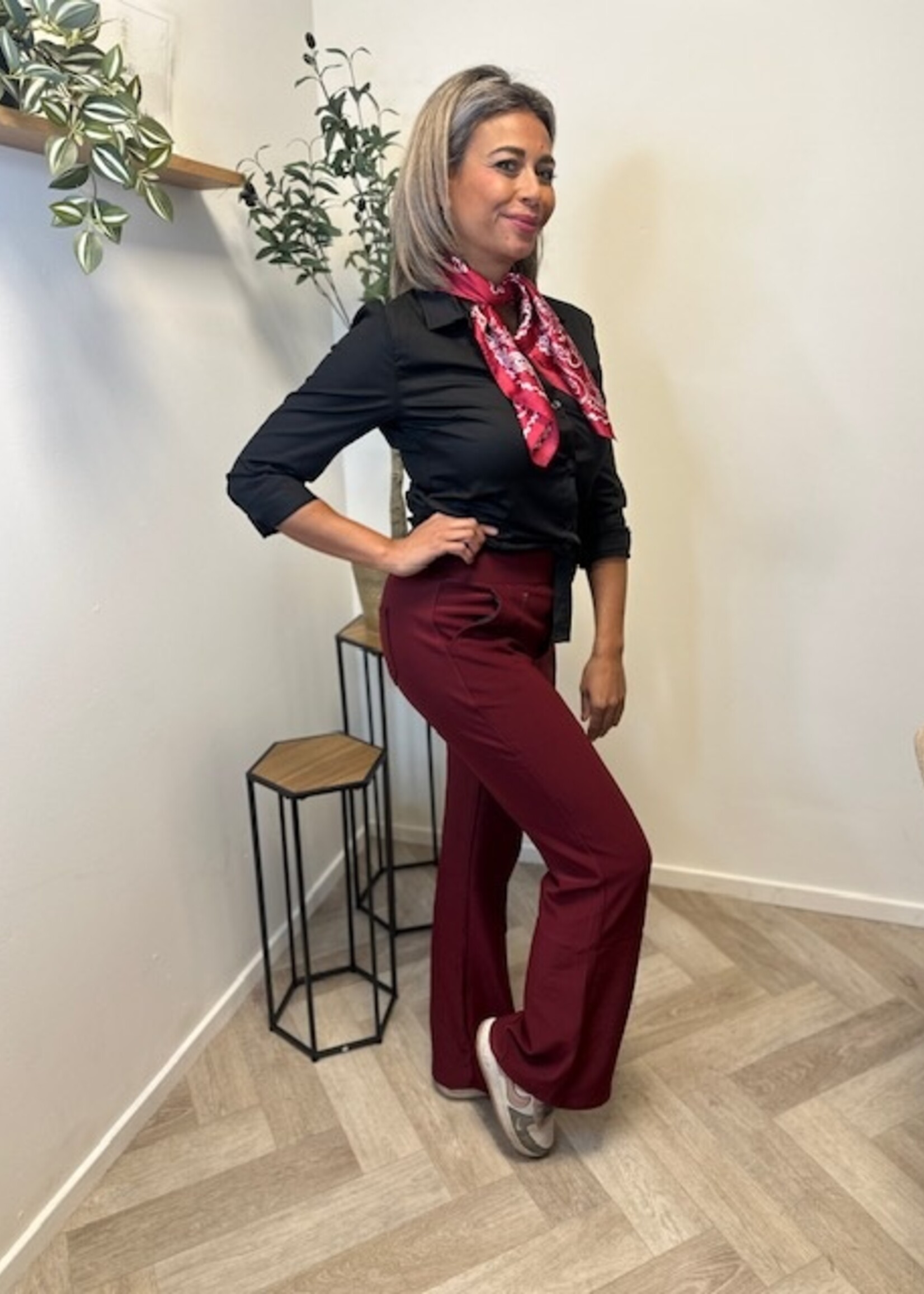 Blendss Curvy Flared Broek