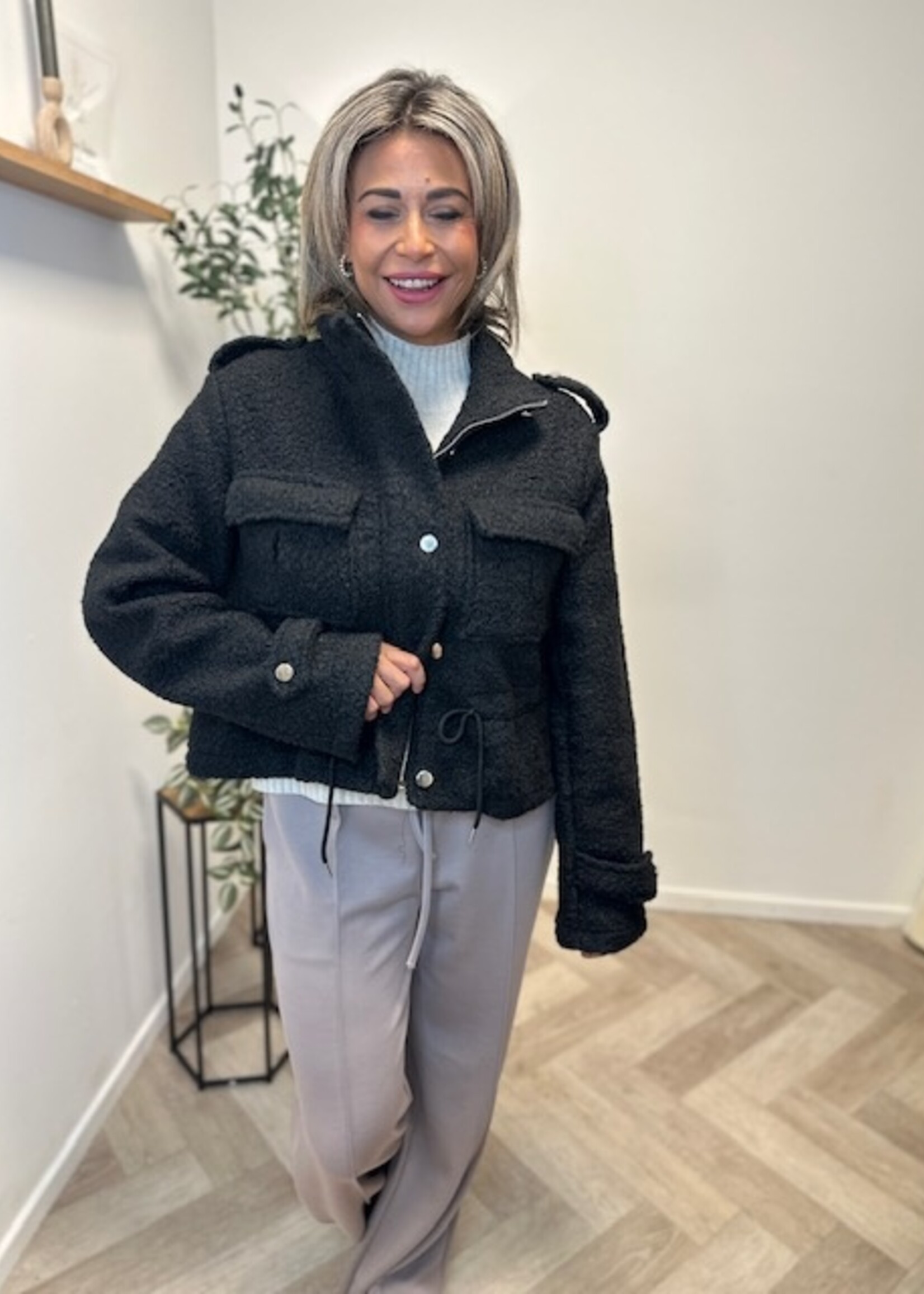 Teddy Military Jacket