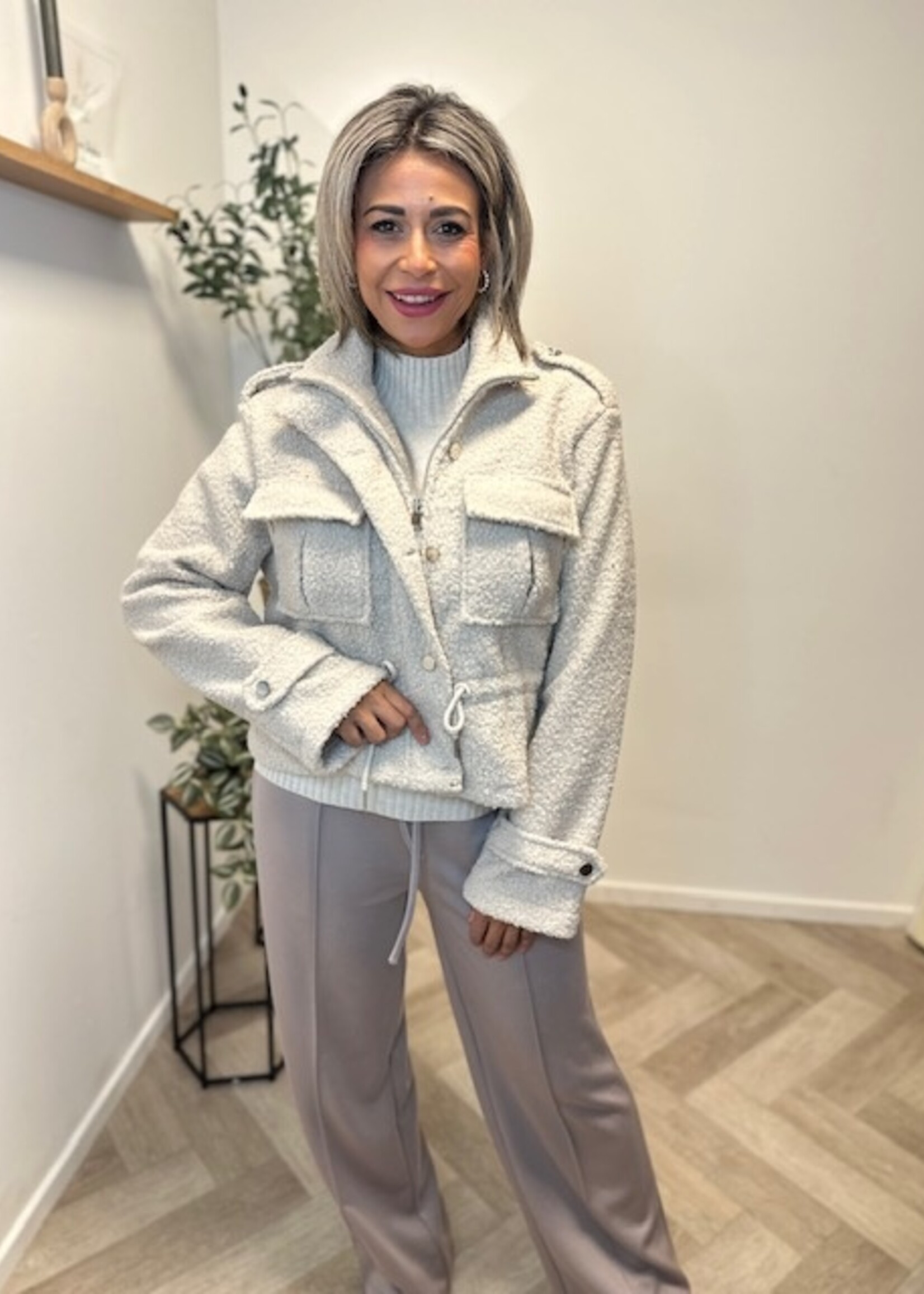 Teddy Military Jacket