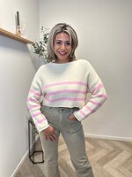 Striped Knit Crop Top