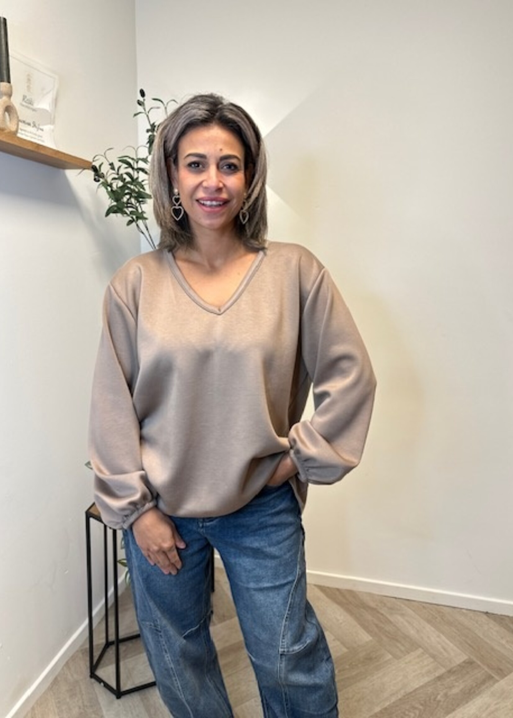 Soft V-Neck Longsleeve