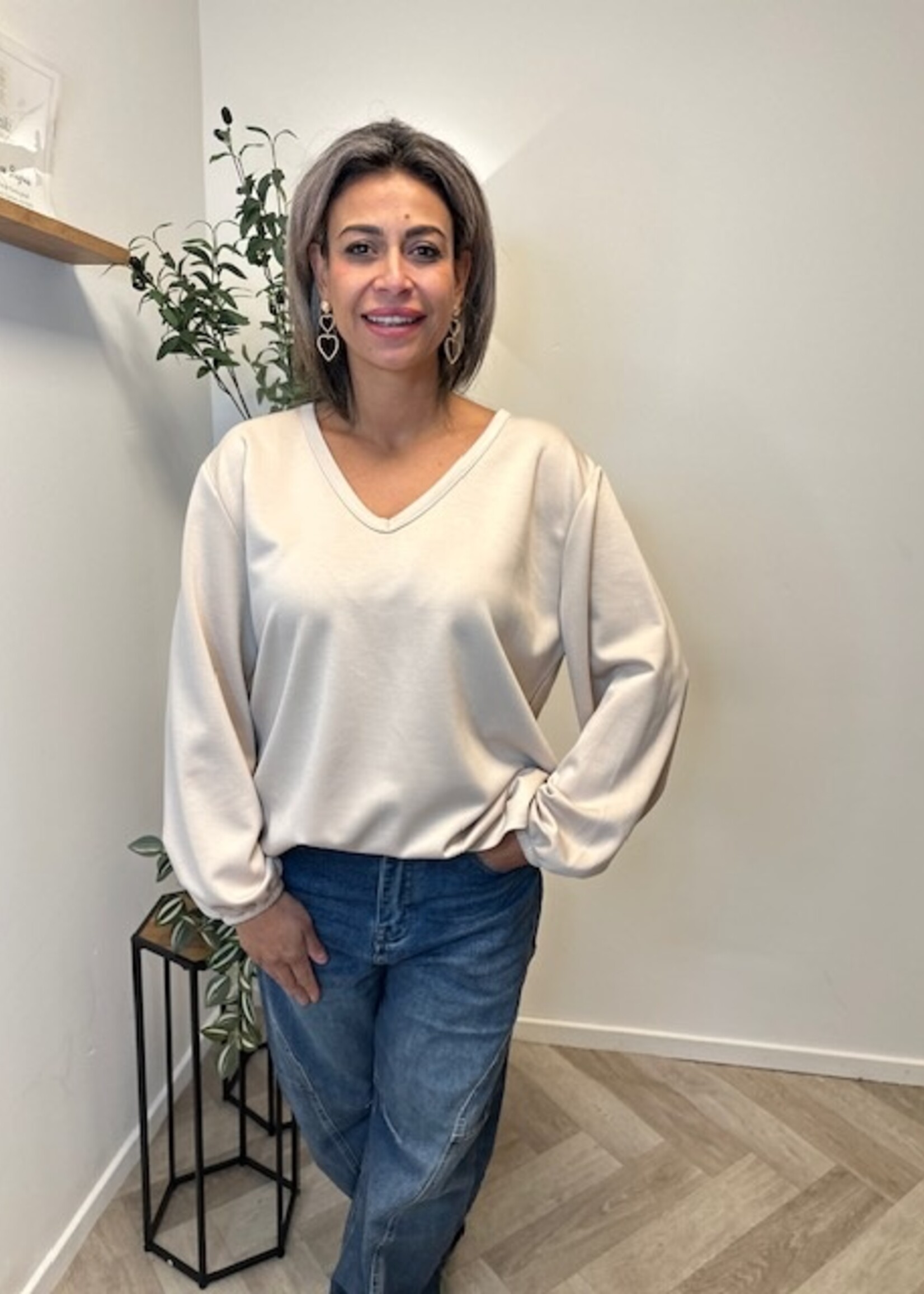 Soft V-Neck Longsleeve