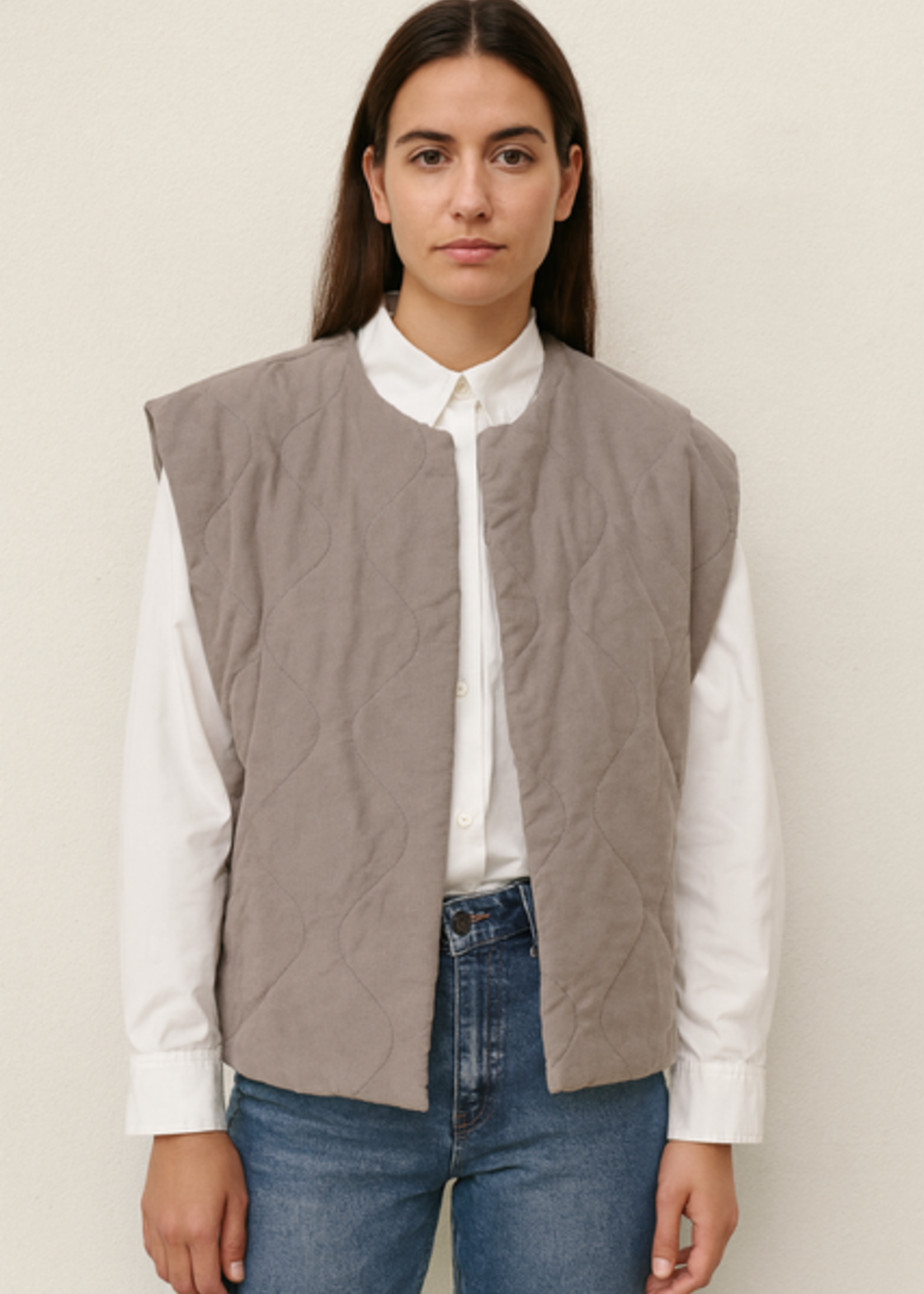 Soft Cotton Balloon Gilet
