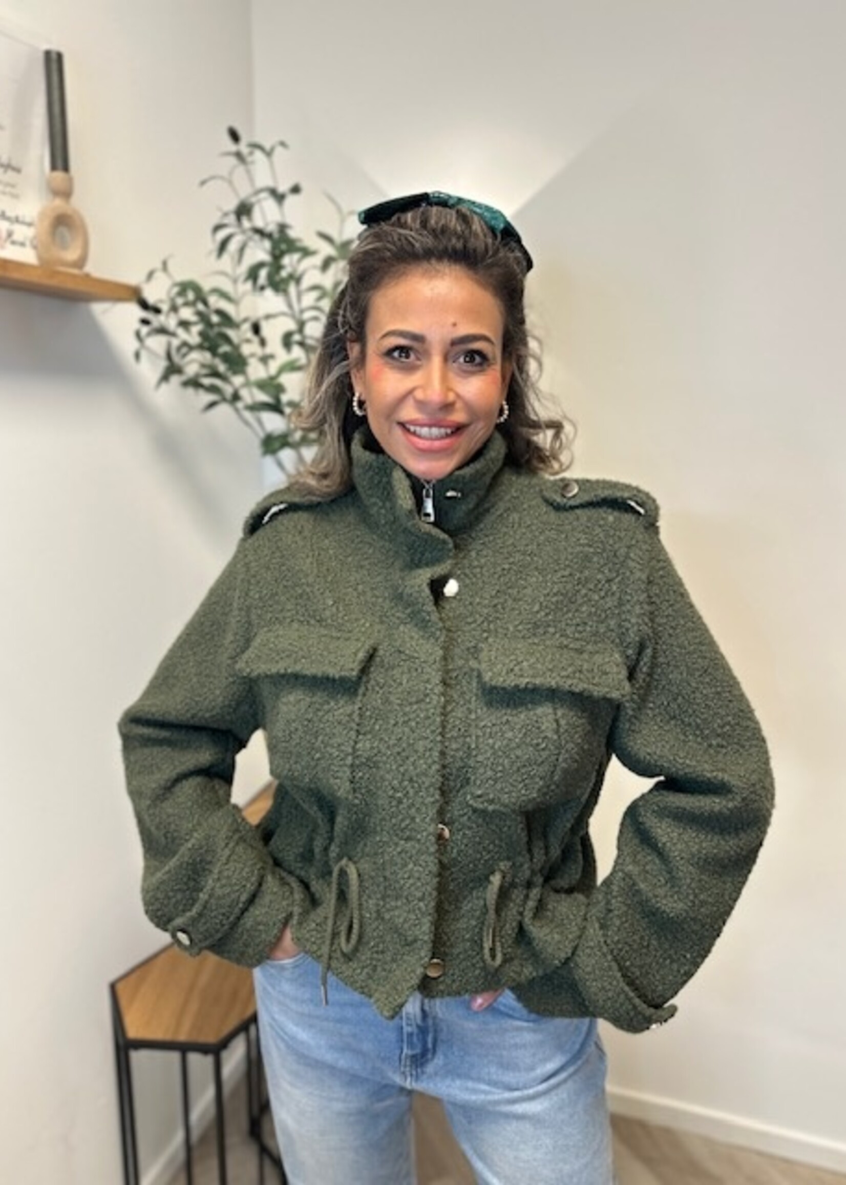 Teddy Military Jacket