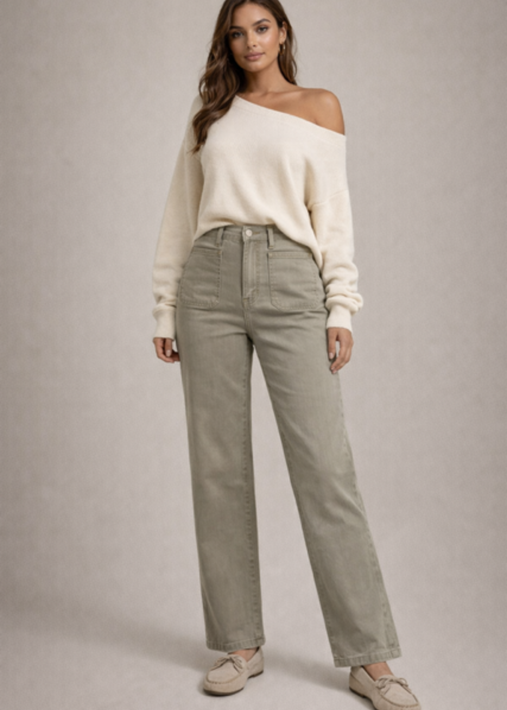 Stretch High Rise Jeans