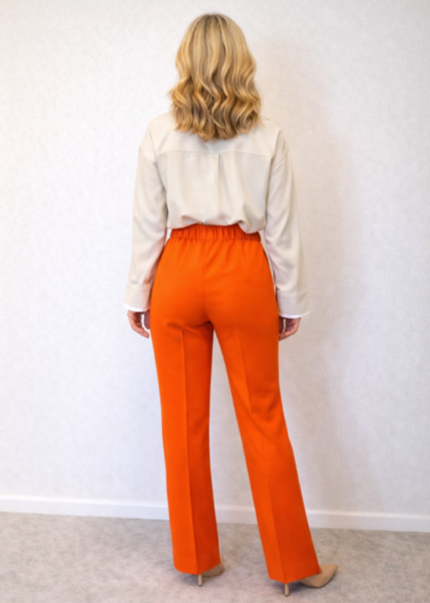 Biba Flared Pantalon Orange