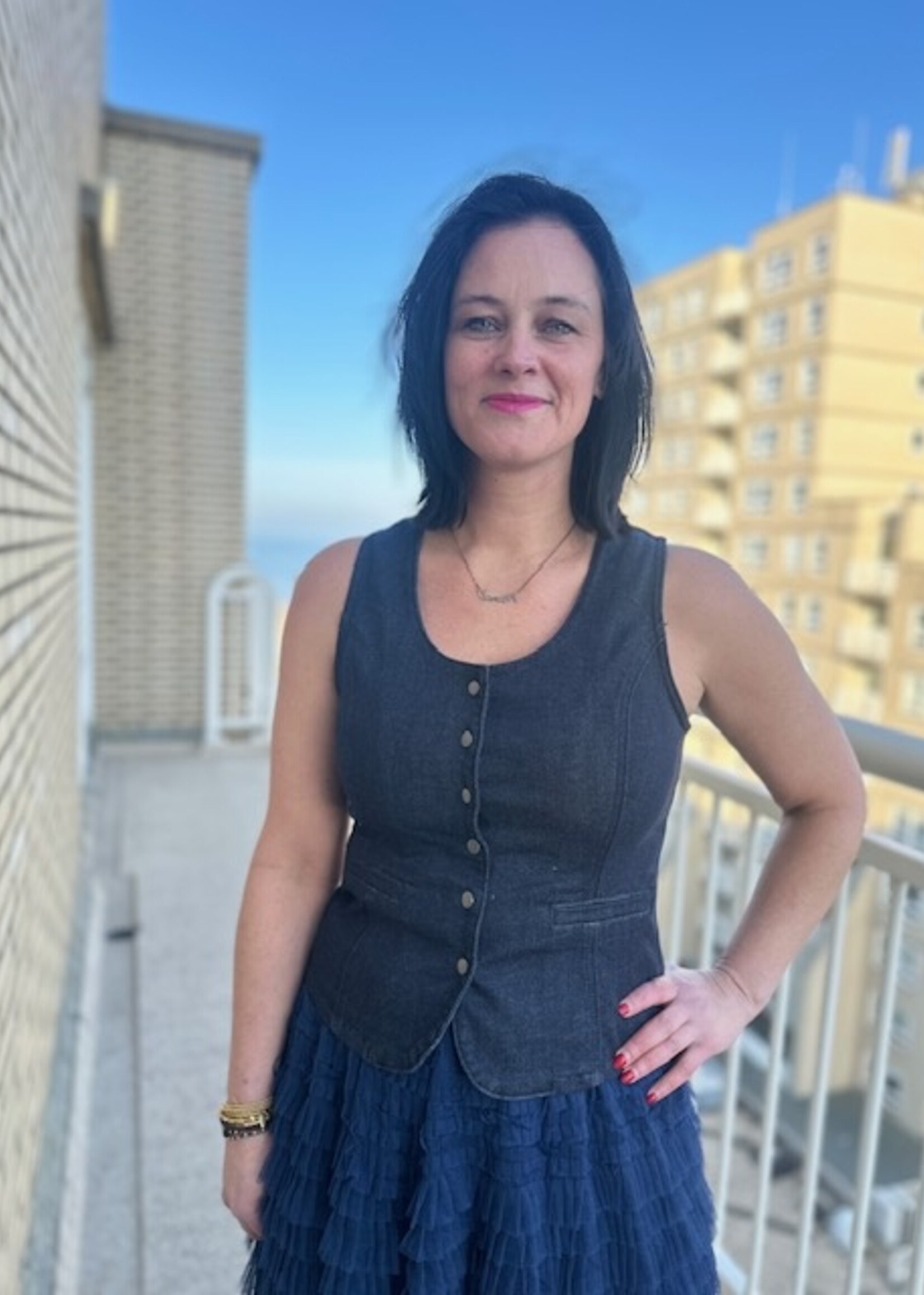 Denim Statement Gilet