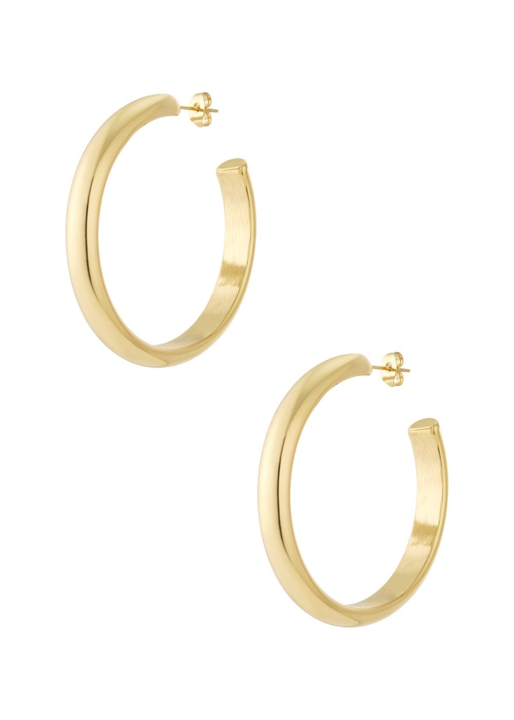 Gouden Oorringen Essential Glow