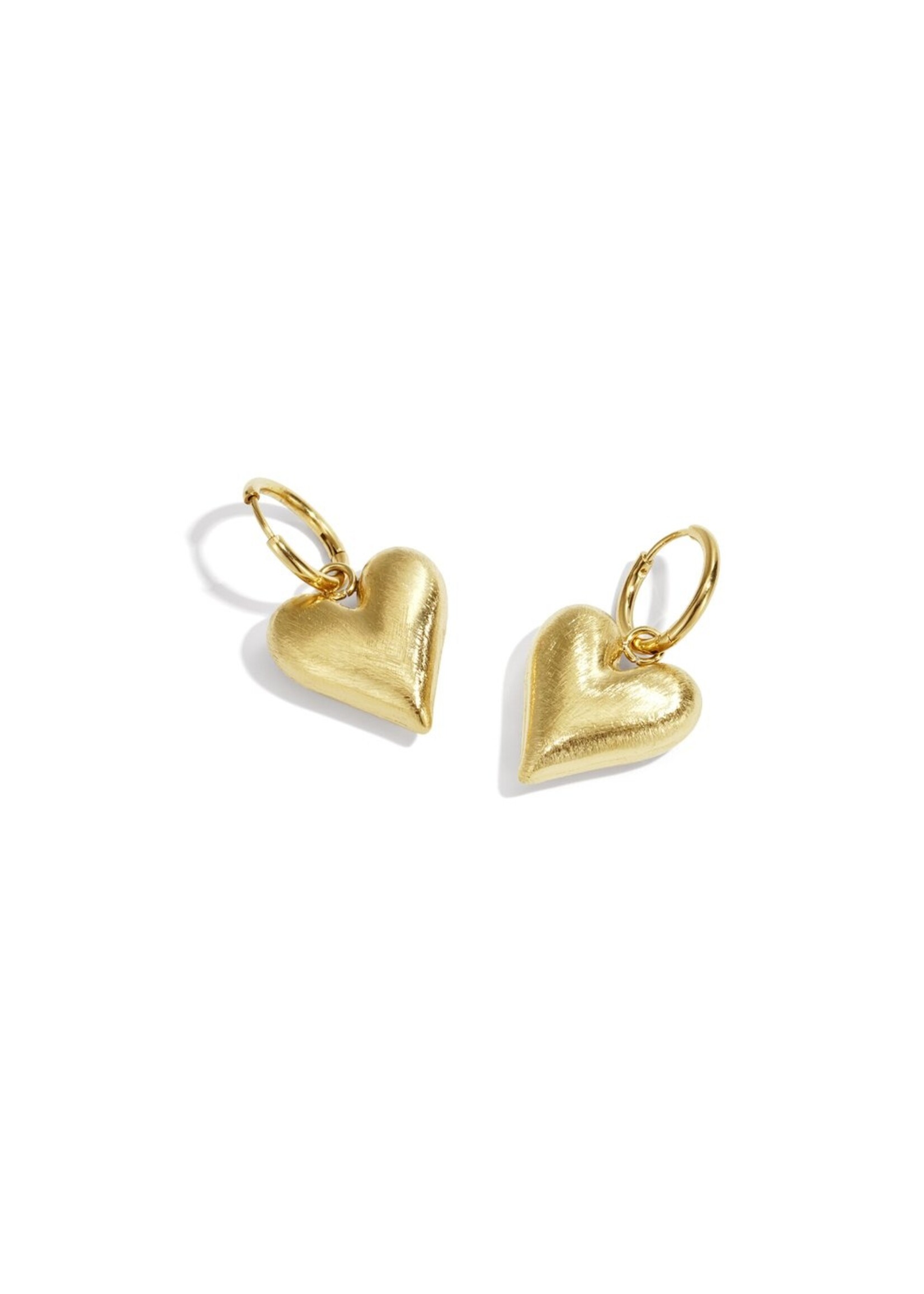 Gouden Hartjes Oorbellen Love Touch