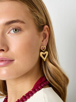 Oorbellen Double Heart Love