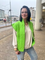 Quilted Gilet Green
