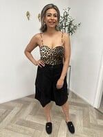 Suedine Bermuda Cargo Shorts