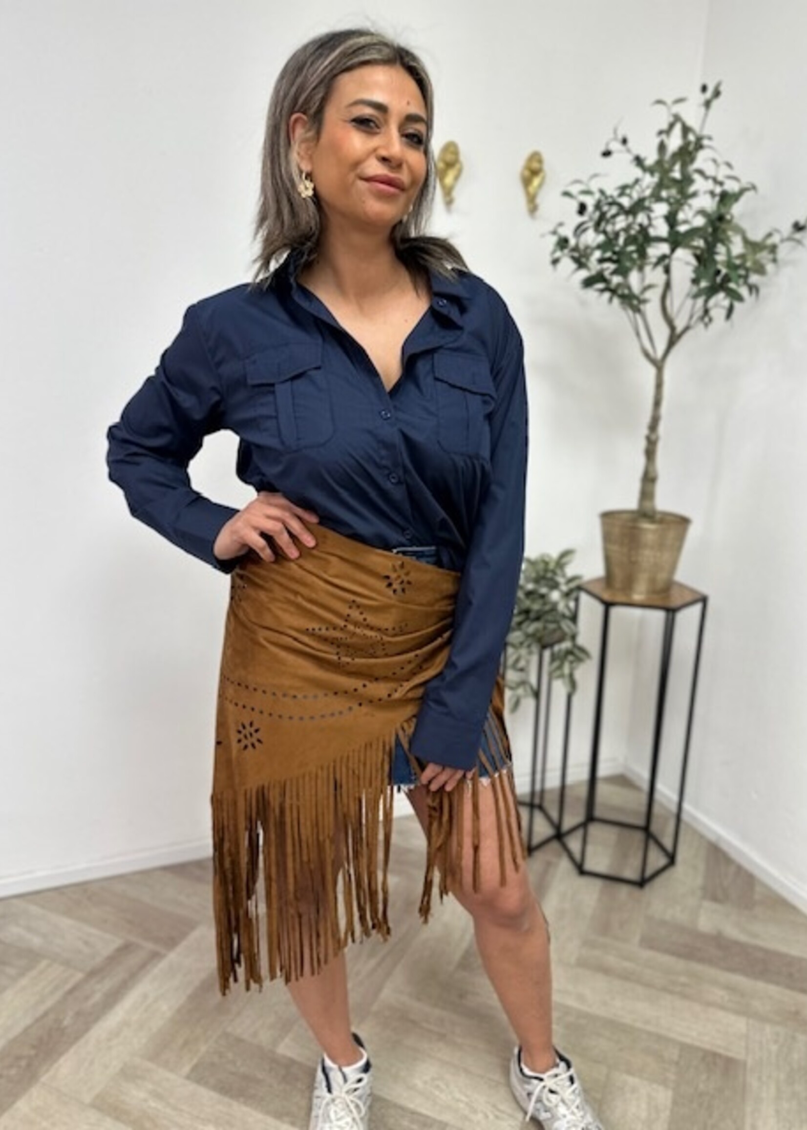 Suedine Fringe BoHo